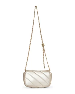 Mini bag con tracolla a catena intrecciata PLATINO