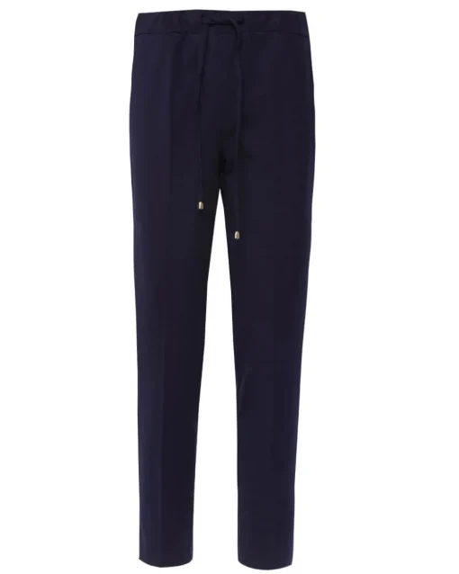 Pantalone comfy dal taglio jogger e coulisse BLU