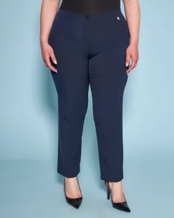 Pantalone fluido in cady BLU