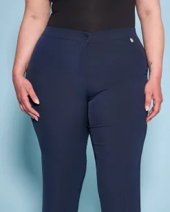 Pantalone fluido in cady BLU