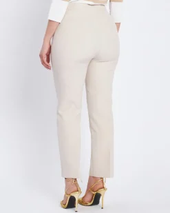 Pantalone in bistretch slim fit BEIGE ROSE