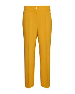 Pantalone in bistretch slim fit SENAPE