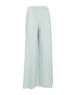 Pantalone in cady con baciapiega laterale al fondo ALOE