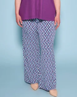 Pantalone in fantasia optical VIOLA