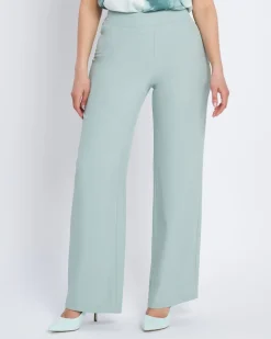 Pantalone palazzo in cady con bustino elastico ALOE