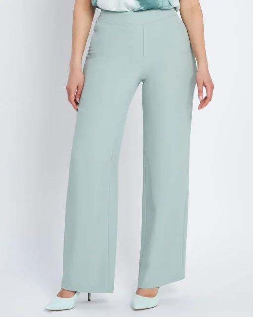Pantalone palazzo in cady con bustino elastico ALOE