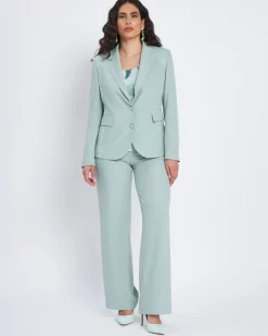 Pantalone palazzo in cady con bustino elastico ALOE