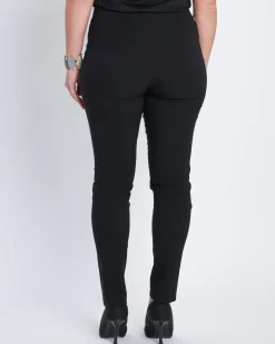 Pantalone skinny con taglio push-up NERO