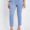 Pantalone wide leg con retro bustino elastico DENIM