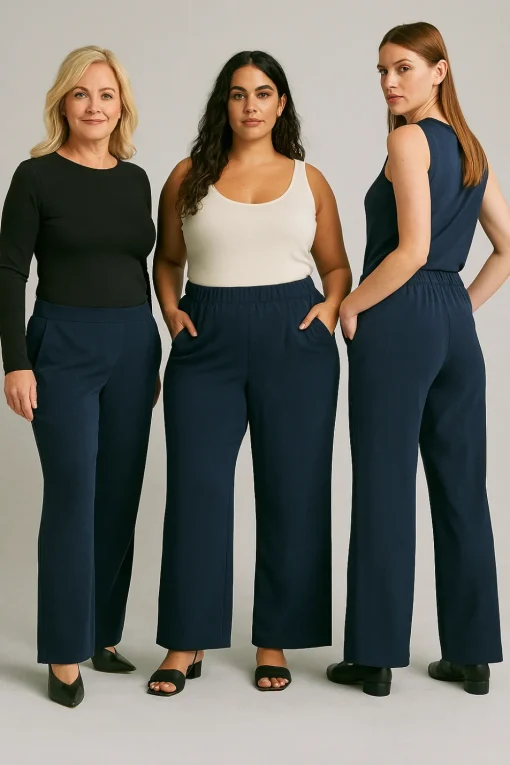 Pantaloni comfy palazzo BLU
