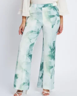 Pantaloni flare a fantasia ALOE