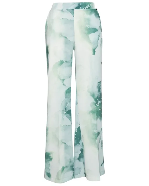 Pantaloni flare a fantasia ALOE