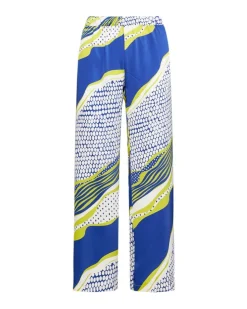 Pantapalazzo fantasia geometrica BLU-ACIDO
