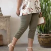 Pinocchietto cinque tasche in twill di misto cotone elasticizzato tint