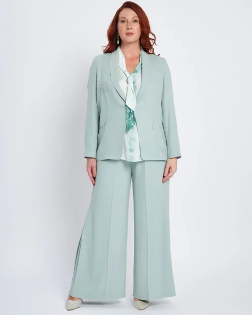 Top con scollo a V e cravattino ALOE
