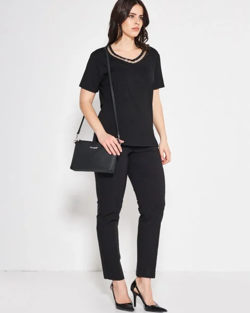 T-shirt catena BLACK