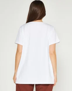 T-shirt catene BIANCO-MORO