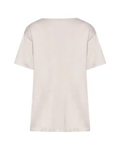 T-shirt foglia BEIGE-ORO