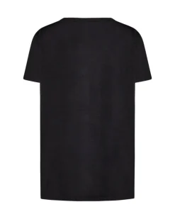T-shirt foglia NERO-ORO