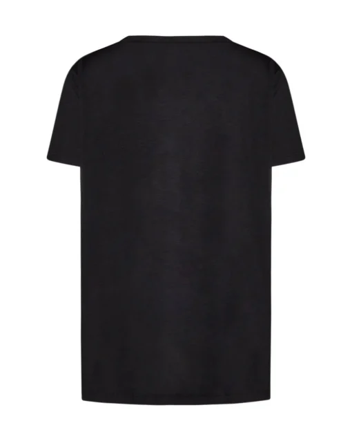 T-shirt foglia NERO-ORO