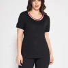 T-shirt girocollo BLACK