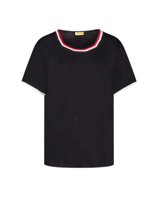 T-shirt girocollo BLACK