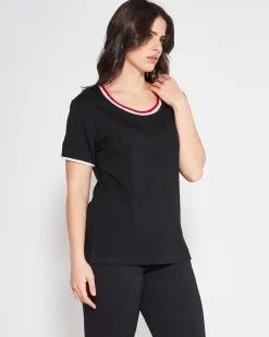 T-shirt girocollo BLACK