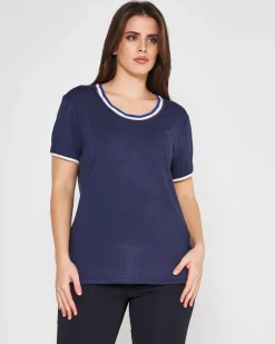 T-shirt girocollo BLUE NAVY
