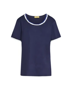 T-shirt girocollo BLUE NAVY