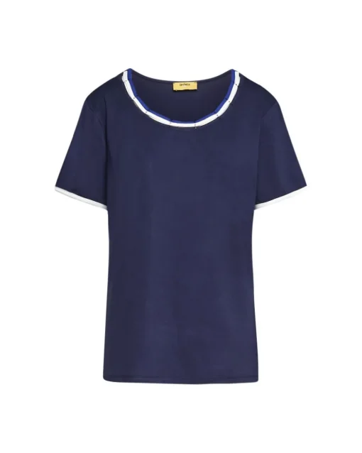 T-shirt girocollo BLUE NAVY