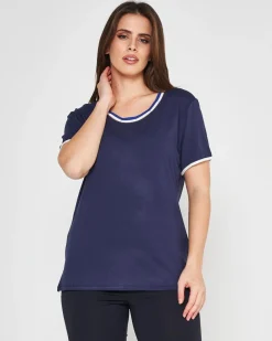 T-shirt girocollo BLUE NAVY