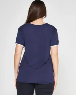 T-shirt girocollo BLUE NAVY