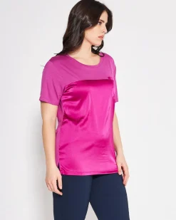 T-shirt raso MAGENTA