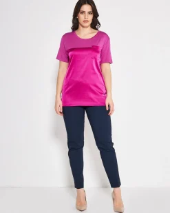 T-shirt raso MAGENTA