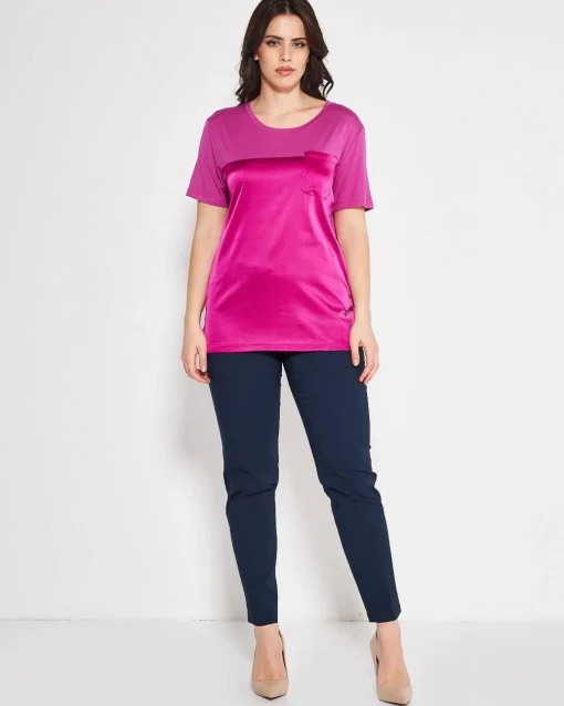 T-shirt raso MAGENTA